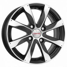 R14 4x100 5,5J ET39 56,6 K&K Джемини-оригинал (КС480) алмаз черный