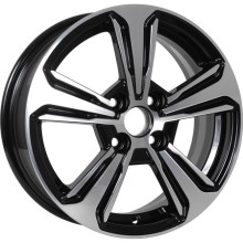 R15 4x100 6J ET46 D54,1 KDW KD1544 (15_Solaris II) (КС777) Black Front Polished