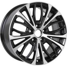 R17 5x114,3 7,5J ET46 D67,1 KDW KD1723 (ZV 17_Hyundai i40) (КС873) Black Front Polished