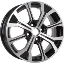 R15 4x100 6J ET50 D60,1 KDW KD1549 (ZV 15_Vesta) (КС945) Black Front Polished